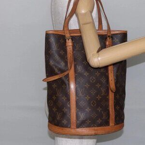 LOUIS VUITTON Monogram Bucket GM Shoulder Bag